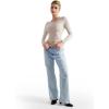 imageSUUKSESS Women Double Lined Fitted Basic T Shirts Crew Neck Long Sleeve Crop TopSoft Sand