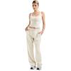 imageSUUKSESS Women Scoop Neck Tank Top Summer Sleeveless Going Out Double Lined Basic Tops01 White