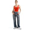 imageSUUKSESS Women Scoop Neck Tank Top Summer Sleeveless Going Out Double Lined Basic TopsRed