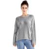 imageSUUKSESS Women Oversized Cable Knit Sweater Fall Long Sleeve Crew Neck Pullover Tops 2024Light Grey