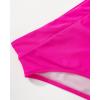 imageSUUKSESS Women Sexy High Waisted Bikini Sets Cheeky High Cut 2 Piece Swimsuits63 Hot Pink