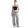imageSUUKSESS Women Square Neck Longline Sports Bra Padded Basic Workout Cami Tank TopBlack
