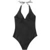 imageSUUKSESS Women Sexy Tummy Control One Piece Swimsuits Halter Push Up Bathing Suits1 Black Gingham