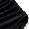 imageSUUKSESS Women Slimming Ruffle One Piece Swimsuits Ruched Tummy Control Bathing Suits1 Black Gingham