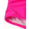 imageSUUKSESS Women Slimming Ruffle One Piece Swimsuits Ruched Tummy Control Bathing Suits1 Hot Pink