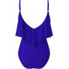 imageSUUKSESS Women Slimming Ruffle One Piece Swimsuits Ruched Tummy Control Bathing Suits1 Royal Blue