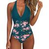 #1 Peacock Blue Floral