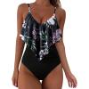 #1 Tropical Floral Black