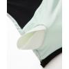 imageSUUKSESS Women Mesh One Shoulder One Piece Swimsuit Tummy Control Bathing Suit88 Green Black