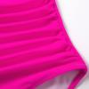 imageSUUKSESS Women Sexy Halter One Piece Swimsuits Ruffle Tummy Control Bathing Suit1 Hot Pink