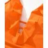 imageSUUKSESS Women Sexy Halter One Piece Swimsuits Ruffle Tummy Control Bathing Suit1 Orange