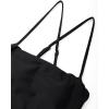 imageSUUKSESS Women Sexy Tummy Control One Piece Swimsuits Square Neck Bathing Suits62 Black