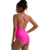 imageSUUKSESS Women Sexy Tummy Control One Piece Swimsuits Square Neck Bathing Suits62 Hot Pink