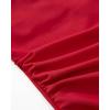 imageSUUKSESS Women Sexy Tummy Control One Piece Swimsuits Square Neck Bathing Suits62 Red