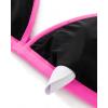 imageSUUKSESS Women Triangle High Cut Bikini Sets Sexy High Waisted 2 Piece Swimsuit57 Black Pink
