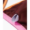 imageSUUKSESS Women Triangle High Cut Bikini Sets Sexy High Waisted 2 Piece Swimsuit57 Brown Color Block