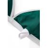 imageSUUKSESS Women Triangle High Cut Bikini Sets Sexy High Waisted 2 Piece Swimsuit57 Green White