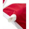 imageSUUKSESS Women Triangle High Cut Bikini Sets Sexy High Waisted 2 Piece Swimsuit57 Red White