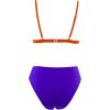 imageSUUKSESS Women Triangle High Cut Bikini Sets Sexy High Waisted 2 Piece Swimsuit57 Royal Blue Orange