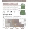 imageSUUKSESS Women 2 Piece Workout Sets High Waisted Tummy Control Biker Shorts Halter Backless Tank TopsGray Green
