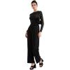 imageSUUKSESS Women Business Casual Long Sleeve Tops Double Lined Basic T ShirtsBlack