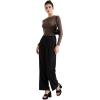 imageSUUKSESS Women Business Casual Long Sleeve Tops Double Lined Basic T ShirtsBrown