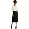 imageSUUKSESS Women Business Casual Long Sleeve Tops Double Lined Basic T ShirtsWhite