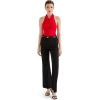 imageSUUKSESS Women Halter Backless Tank Tops Sexy Cowl Neck Summer Going Out Cami TopsRed