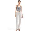 imageSUUKSESS Women Padded Ribbed Long Tank Tops Summer Going Out Basic Scoop Neck Cami TopsBlue White Stripe