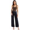 imageSUUKSESS Women Padded Ribbed Long Tank Tops Summer Going Out Basic Scoop Neck Cami TopsBrown