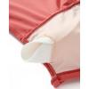 imageSUUKSESS Womens Tummy Control Tankini Swimsuit Push Up Knot Front Bathing SuitCoral Pink Leaf