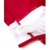 imageSUUKSESS Womens Tummy Control Tankini Swimsuit Push Up Knot Front Bathing SuitRed
