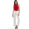 imageSUUKSESS Women Padded Cotton Ribbed Tank Tops 2025 High Neck Racerback Basic TopsRed