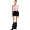 imageSUUKSESS Women Lace Double Lined Camisole Top Spaghetti Strap Going Out Tank TopPink