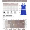 imageSUUKSESS Women 2 Piece Workout Sets Scrunch Butt Shorts with Pockets Padded Tank TopsRed