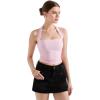 imageSUUKSESS Women Double Lined Halter Going Out Tops Open Back Basic Cami Tank TopsBlush