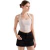 imageSUUKSESS Women Double Lined Halter Going Out Tops Open Back Basic Cami Tank TopsSoft Sand