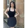 imageSUUKSESS Women Ribbed Sexy Bodysuit Sleeveless Square Neck Padded Tank Top