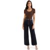 imageSUUKSESS Women Cotton Ribbed Scoop Neck Short Sleeve Top 2025 Summer Basic T ShirtDark Brown