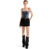 imageSUUKSESS Women Bustier No Boning Corset Tops Fitted Going Out Y2k Cami Tank TopsDark Storm