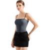 imageSUUKSESS Women Bustier No Boning Corset Tops Fitted Going Out Y2k Cami Tank TopsDark Storm