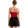 imageSUUKSESS Women Bustier No Boning Corset Tops Fitted Going Out Y2k Cami Tank TopsDream Red