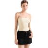 imageSUUKSESS Women Bustier No Boning Corset Tops Fitted Going Out Y2k Cami Tank TopsSoft Sand