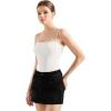imageSUUKSESS Women Bustier No Boning Corset Tops Fitted Going Out Y2k Cami Tank TopsWhite