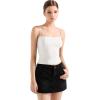 imageSUUKSESS Women Bustier No Boning Corset Tops Fitted Going Out Y2k Cami Tank TopsWhite