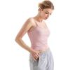 imageSUUKSESS Women Cotton Ribbed Going Out Camisole Top Y2k Spaghetti Strap Tank TopStriped Pink