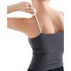 imageSUUKSESS Women Double Lined Spaghetti Strap Cami Going Out Y2k Sleeveless Tank TopsAsh