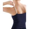 imageSUUKSESS Women Double Lined Spaghetti Strap Cami Going Out Y2k Sleeveless Tank TopsNavy Blue