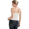 imageSUUKSESS Women Ribbed Going Out Trendy Tops Ruched Sexy Strapless Tube TopsWhite
