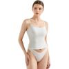 imageSUUKSESS Women Cotton Ribbed Going Out Camisole Top Y2k Spaghetti Strap Tank TopWhite